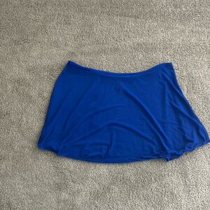 Sheer swim skirt